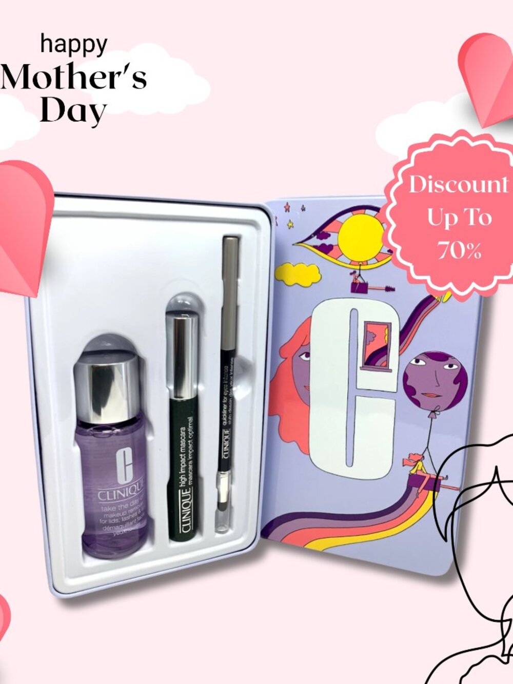 Clinique Jet Set Lift and Lash 3-pc Set